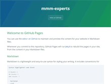 Tablet Screenshot of mmm-experts.com